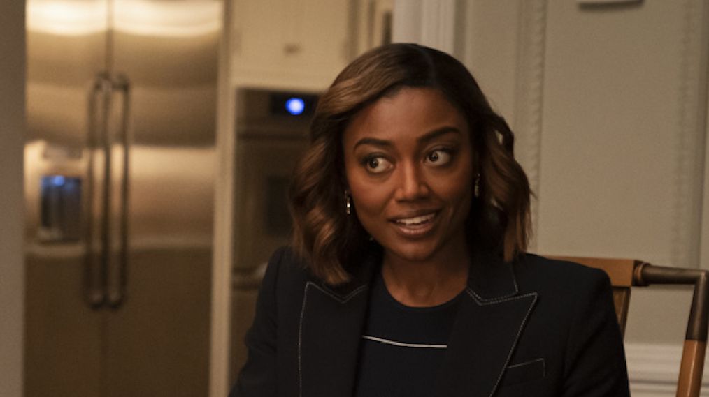 Erich Bergen as Blake Moran and Patina Miller as Daisy Grant in Madam Secretary - 'Better Angels'