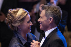 Tea Leoni as Elizabeth McCord and Tim Daly as Henry McCord dancing in Madam Secretary - 'Hail to the Chief'