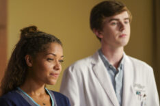 Antonia Thomas and Freddie Highmore in The Good Doctor - 'Disaster'