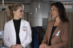 Fiona Gubelmann and Christina Chang in The Good Doctor