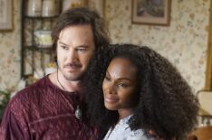 Mark-Paul Gosselaar and Tika Sumpter in Mixed-ish