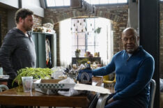 Justin Chambers and James Pickens Jr. in Grey’s Anatomy