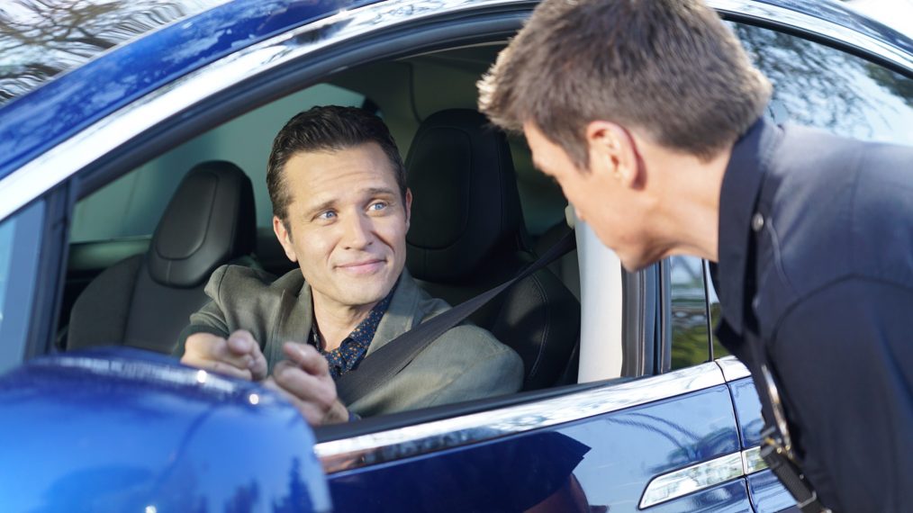 Seamus Dever and Nathan Fillion in The Rookie - 'The Bet'