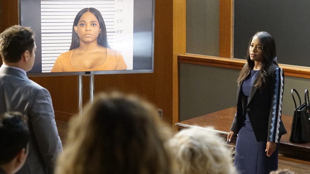 Aja Naomi King as Michaela Pratt in How To Get Away With Murder