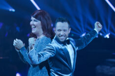 Kate Flannery and Pasha Pashkov on DWTS