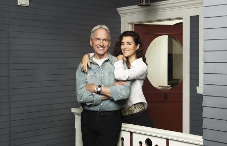 Mark Harmon (Gibbs) and Cote de Pablo (Ziva)