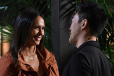 Jennifer Love Hewitt as Maddie and Kenneth Choi as Chimney in the 'Kids Today' season premiere episode of 9-1-1