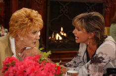 Jeanne Cooper and Jess Walton in The Young and the Restless
