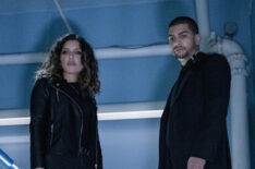 Arrow - 'Starling City' - Juliana Harkavy as Dinah Drake/Black Canary and Rick Gonzalez as Rene Ramirez/Wild Dog