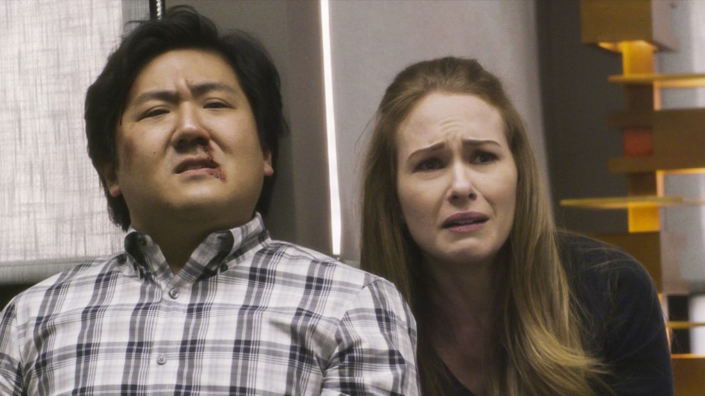 Criminal Minds - 'Ex Parte' - Marcus Toji (Steven Onishi), Kelly Frye (Kristy Simmons)