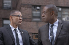 Godfather of Harlem - Nigél Thatch as Malcolm X and Forest Whitaker as Bumpy Johnson