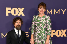 Peter Dinklage and Erica Schmidt attend the 71st Emmy Awards