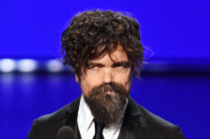 Peter Dinklage accepts the Outstanding Supporting Actor in a Drama Series award for 'Game of Thrones' onstage during the 71st Emmy Awards