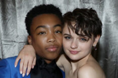 Asante Blackk and Joey King attend the 2019 Netflix Primetime Emmy Awards After Party