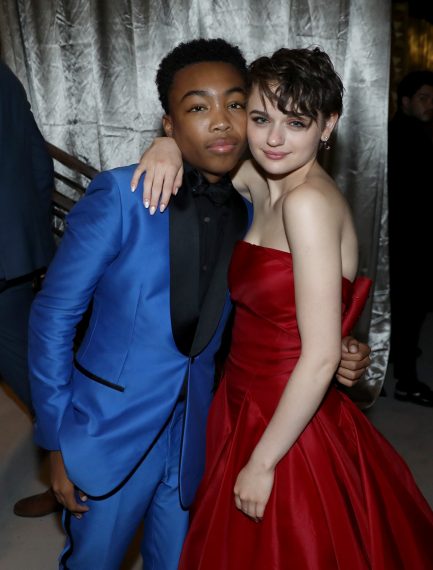 Asante Blackk and Joey King attend the 2019 Netflix Primetime Emmy Awards After Party