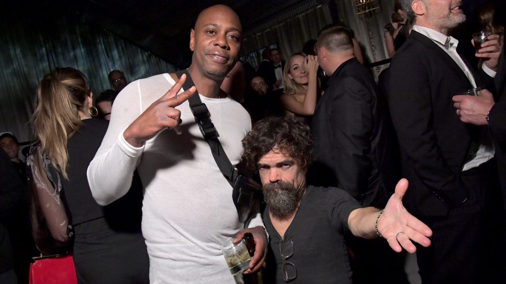 Dave Chappelle and Peter Dinklage attend the 2019 Netflix Primetime Emmy Awards After Party