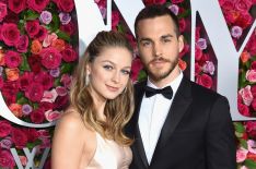 Melissa Benoist & Chris Wood at the 2018 Tony Awards - Red Carpet