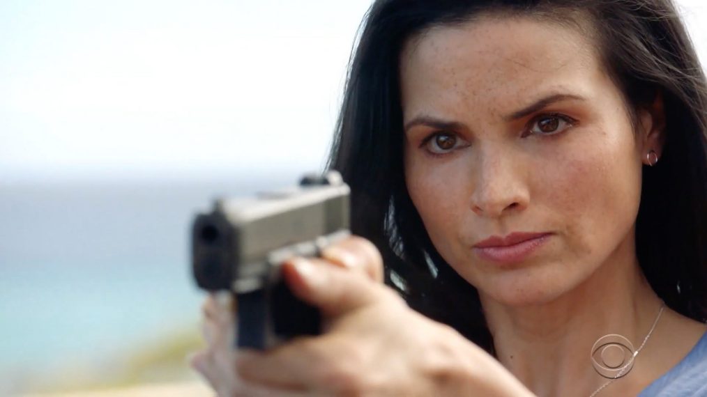 Katrina Law as Quinn in a CBS NCIS promo