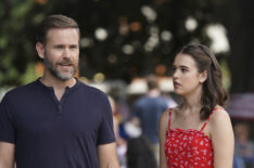 Matthew Davis as Alaric and Kaylee Bryant as Josie in Legacies - 'I'll Never Give Up Hope'