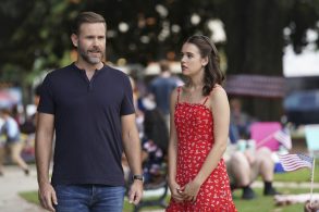 Matthew Davis as Alaric and Kaylee Bryant as Josie in Legacies - 'I'll Never Give Up Hope'