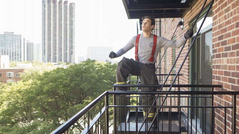 Alberto Rosende as Blake Gallo in Chicago Fire - Season 8, 'A Real Shot in the Arm'