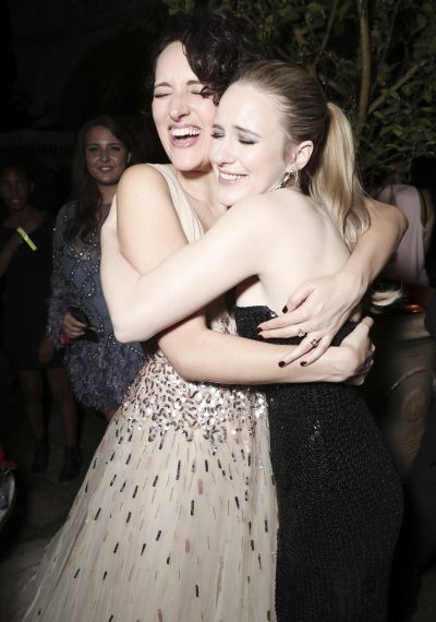 Phoebe Waller-Bridge and Rachel Brosnahan attend the 71st Primetime Emmy Awards