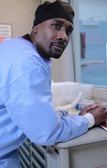 Morris Chestnut in the 'From the Ashes' season premiere episode of The Resident