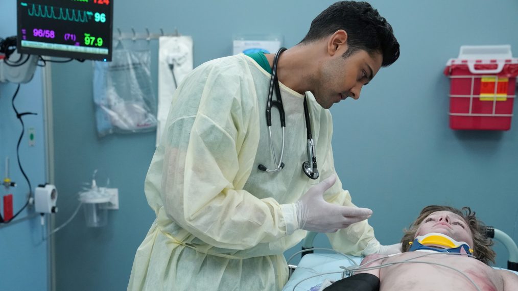 Manish Dayal in the 'From the Ashes' season premiere episode of The Resident