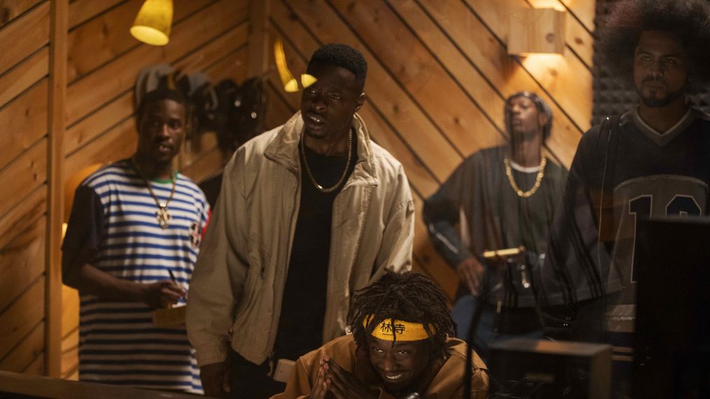 Wu-Tang: An American Saga - Shameik Moore as Sha, Johnell Xavier Young as Gary, Ashton Sanders as Bobby, Joey Bada$$ as Rebel, and Dave East as Shotgun