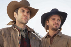 Wes Bentley and Luke Grimes in Yellowstone - Season 2