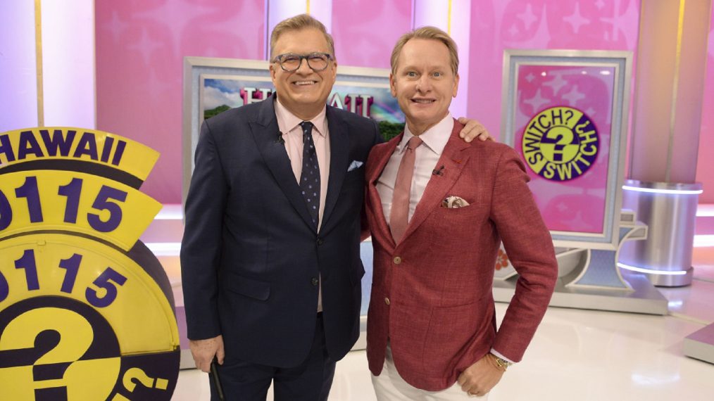Drew Carey and Carson Kressley on The Price is Right