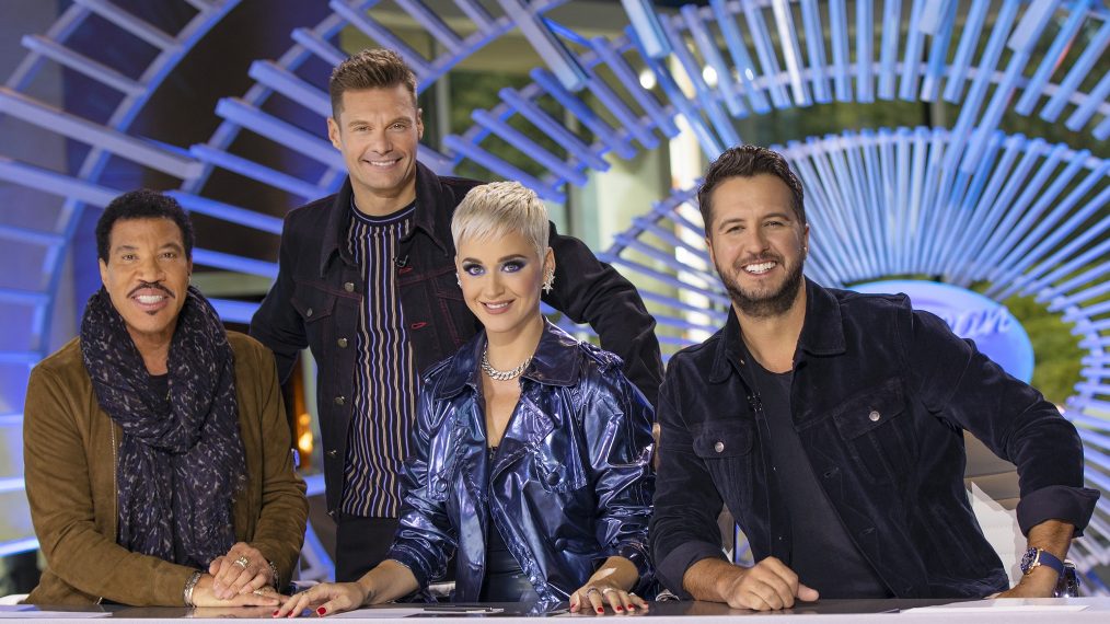 American Idol - Lionel Richie, Ryan Seacrest, Katy Perry, Luke Bryan