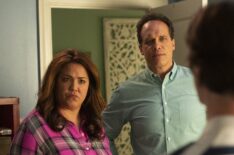Katy Mixon and Diedrich Bader in American Housewife - 'The Minivan'
