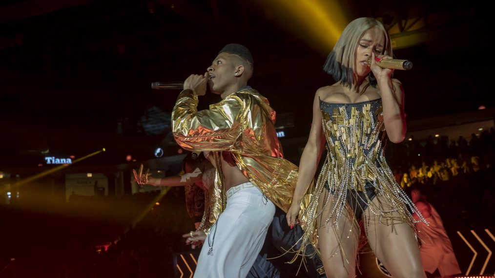 Bryshere Y. Gray and Serayah in the 'What Is Love' season premiere episode of EMPIRE