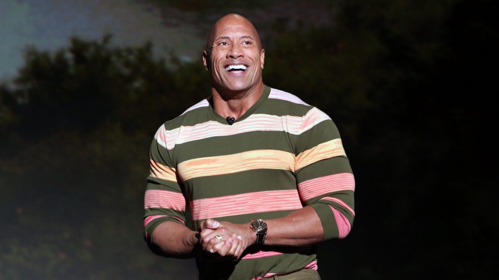 Dwayne Johnson at Disney Studios Showcase Presentation At D23 Expo