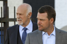NCIS: Los Angeles - Hail Mary - Gerald McRaney (Retired Navy Admiral Hollace Kilbride) and Chris O'Donnell (Special Agent G. Callen)