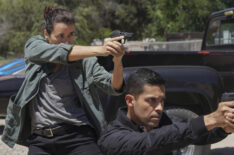 NCIS - 'Into the Light' - Cote de Pablo as Ziva David and Wilmer Valderrama as NCIS Special Agent Nick Torres