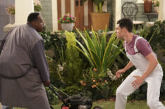 Cedric the Entertainer (Calvin Butler) and Max Greenfield (Dave Johnson) in The Neighborhood - 'Welcome to the Fresh Coat'