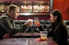 Chris O'Donnell (Special Agent G. Callen) and Melise (Jennifer Kim) in NCIS: Los Angeles - 'A Bloody Brilliant Plan'