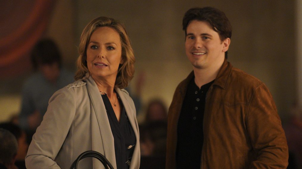 Melora Hardin and Jason Ritter in A Million Little Things