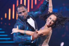 Ray Lewis and Cheryl Burke on Dancing With The Stars