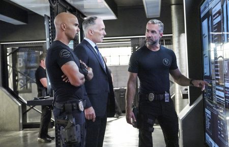 Shemar Moore, Patrick St. Esprit, and Jay Harrington in S.W.A.T