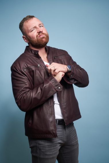 Jon Moxley poses for a portrait during 2019 New York Comic Con