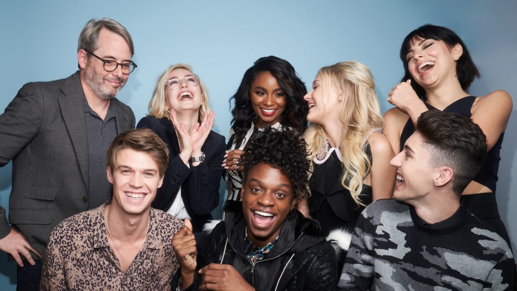 2019 New York Comic Con Portraits, TV Guide Magazine - Matthew Broderick, Colin Ford, Sophie Simnett, Austin Crute, Jeanté Godlock, Alyvia Alyn Lind, Gregory Kasyan and Krysta Rodriguez of Daybreak