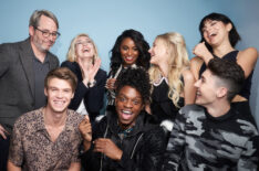 2019 New York Comic Con Portraits, TV Guide Magazine - Matthew Broderick, Colin Ford, Sophie Simnett, Austin Crute, Jeanté Godlock, Alyvia Alyn Lind, Gregory Kasyan and Krysta Rodriguez of Daybreak