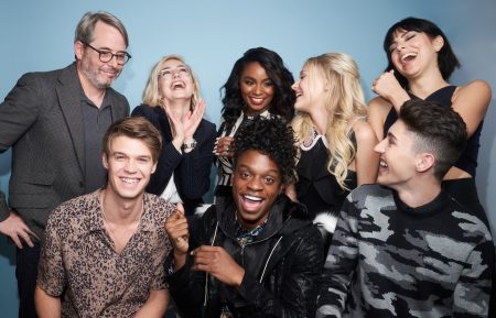 2019 New York Comic Con Portraits, TV Guide Magazine - Matthew Broderick, Colin Ford, Sophie Simnett, Austin Crute, Jeanté Godlock, Alyvia Alyn Lind, Gregory Kasyan and Krysta Rodriguez of Daybreak