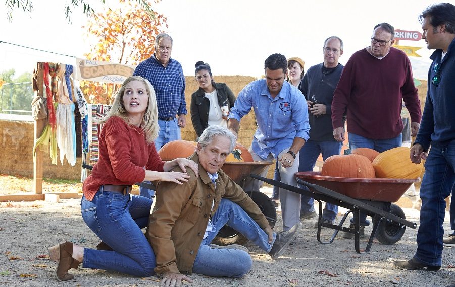 Hailey Smith and Gregory Harrison in Love, Fall and Order