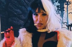 The Flash's Candice Patton as Cruella de Vil on Halloween