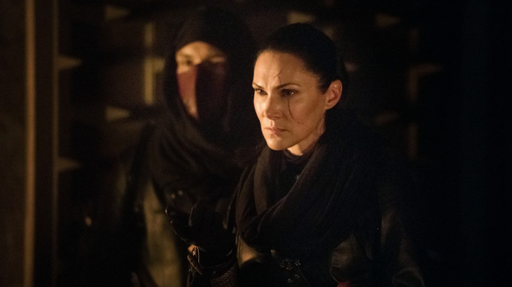 Lexa Doig as Talia Al Ghul in Arrow - Leap of Faith