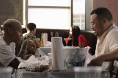 Lena Waithe and David Chang dig into seafood at Hot N Juicy Crawfish in Los Angeles - Breakfast, Lunch, & Dinner - Season 1